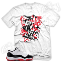 White &quot;SICK KICKS&quot; T Shirt for J1 11 Low Gym Red Bred Concord Chicago XI 1 3 - £20.19 GBP+