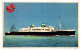 Grace Line Santa Cruise Ship Postcard Caribbean South America - $67.29