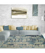Living Room Area Rug 10mm Pile Height with Jute Backing 5&#39; x 8&#39; Vintage ... - €68,19 EUR