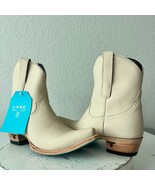 Lane EMMA JANE Womens Cowboy Bootie 8.5 Pale Ivory Western Cowgirl Short... - $2,612.24 MXN