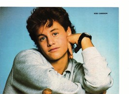 Kirk Cameron teen magazine pinup clipping black watch Teen Beat Bop 80&#39;s... - $3.50