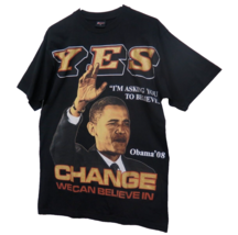 VTG President Barack Obama Change We Can Believe in 2008 T Shirt Sz M L OG Rap - $66.45