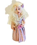 Todd Krueger Fairy Girl Doll Miniature Hand Sculpted Dressed Signed 3.5&quot;... - £164.46 GBP