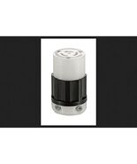 Leviton Locking Connector Nylon Indust. 20 Amp 3 Pole, 3 W Csa B/W Poly - $35.40 CAD