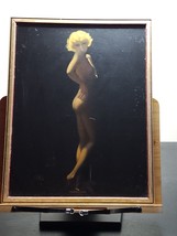 Earl Moran Framed Pinup Girl THE ARTIST&#39;S MODEL Authentic Original 15&quot; x... - £33.42 GBP