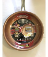 Gotham Steel 9.5” Fry Pan w/ Ultra Nonstick Titanium and Ceramic Copper ... - $40.96 CAD