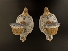 Vintage Art Deco Wall Mount Sconce Light Wired Set Of 2 - $169.32