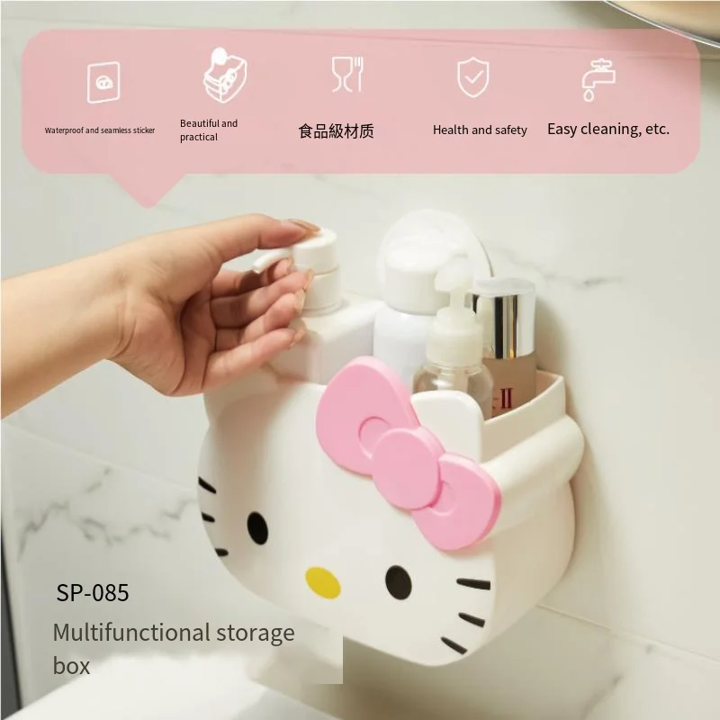 2023 New Kawaii Sanrio Anime Hello Kitty Toothbrush Holder Cute Cartoon Home - £14.51 GBP+