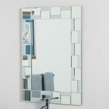Modern 31.5 x 23.6 inch Rectangle Bathroom Mirror with Unique Border - €313,76 EUR