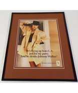 1988 Johnnie Walker Red Framed 11x14 ORIGINAL Vintage Advertisement - £27.17 GBP