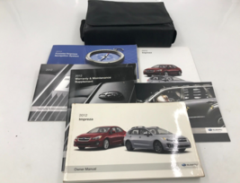 2012 Subaru Impreza Owners Manual Set with Case OEM E03B21029 - $18.51