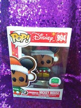 Funko Pop Disney Holiday Gingerbread Mickey Mouse #994 - Funko Shop Exclusive - £31.69 GBP