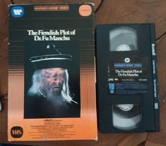The Fiendish Plot of Dr. Fu Manchu VHS Comedy Warner Home Video Book Box - $20.00