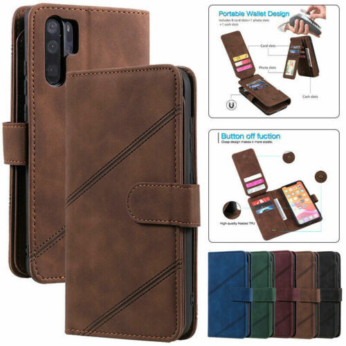 for Huawei P30 P0 Pro Lite P Smart 2019 Magnetic Wallet Leather Flip Cover  - $60.22