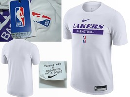 Nike Lakers T-Shirt Da Uomo Europea L / Usa M NK11 T1P - £9.32 GBP