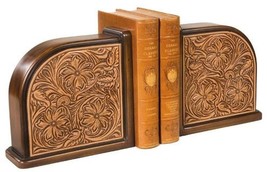 Bookends Bookend AMERICAN WEST Lodge Chestnut Resin Hand-Cast Hand-Painted - £328.94 GBP