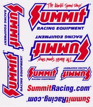 16 Summit Racing Equipment Sticker Hot Rod Decal Drag Racing Nhra Nascar Usa - £6.38 GBP