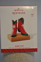 Hallmark - Kickin&#39; It Up! - Cowboy Boots - Magic Sound - 2014 Keepsake Ornament - £12.33 GBP