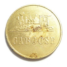 Vintage Caboose Train Token 10 Points Arcade Ride Retired - £7.84 GBP