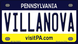 Villanova Pennsylvania Novelty Mini Metal License Plate Tag - $14.95