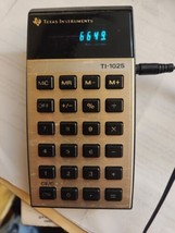 USED Texas Instruments TI-1025 Calculator Blue green VFD Display 1978 wo... - $12.31