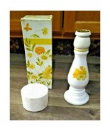 Avon Buttercup Candlestick Moonwind Cologne 6 oz Decanter Full Bottle - $9.98