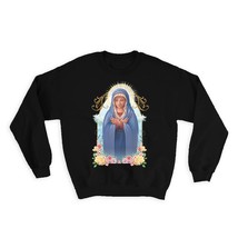 Our Lady Virgin Mary : Gift Sweatshirt Catholic Saints Religious Saint Holy God - £23.28 GBP