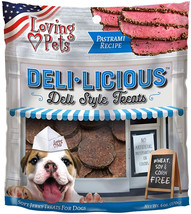 Loving Pets Deli-Licious Deli Style Treats Pastrami Recipe 6 oz - £21.38 GBP