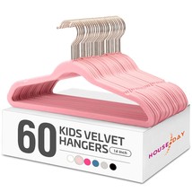 Velvet Kids Hangers 60 Pack, Premium Childrens Hangers For Closet, Ultra Thin Cu - £51.95 GBP