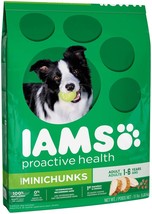 IAMS Minichunks Small Kibble High Protein Adult Dry Dog Food Real Chicken 1ea/15 - £60.10 GBP