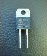 2PCS STPSC4H065DI  ST Power Schottky Diode SiC 650V 4A TO-220AC insulated - $77.96 MXN