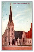 Christ Church Indianapolis Indiana IN UNP DB Postcard J18 - $2.92