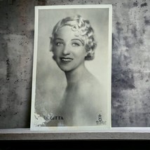 Beautiful Woman Curly Blonde Hair Vintage RPPC 1920&#39;s Starlet Glamor Pos... - £11.00 GBP