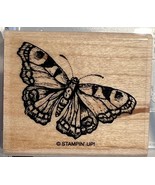 Butterfly Rubber Stamp All A Flutter By Stampin Up! Wood Mounted Craft T... - $6.63 CAD