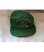 1993 John Deere Stevenson Equipment Day Tractor Green Adj Snapback Hat C... - $44.54