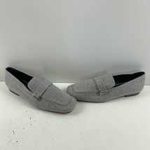 Lafayette 148 EVE Gray Cashmere Square Toe Slip On Loafers Men’s Size 40 - £97.64 GBP