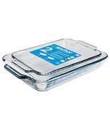 Glass Baking Dishes for Oven, 2 Piece Set (2 Qt &amp; 3 Qt Glass Casserole D... - €71,91 EUR