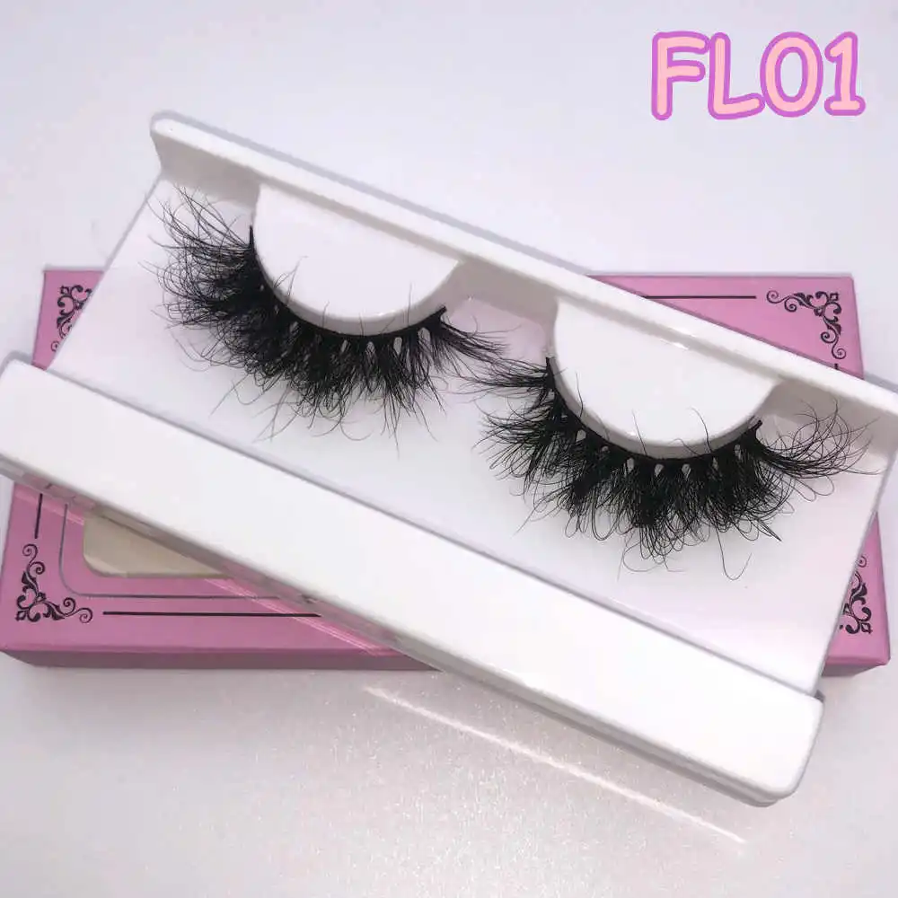 I fl 20 22mm makeup mink lashes 3d fluffy cruelty free natural mink lashes cross volume thumb200