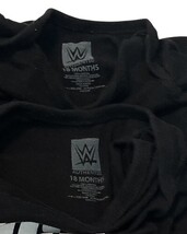 WWE Baby One Piece Suit 18M Just Bring It Skull 3:16 Black Bodysuit 2pc image 5