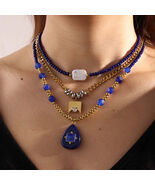 Round Pendant Necklace For Women in 304 Stainless Steel with 18K Real Gold Plate - $37.31