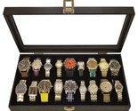  Watch case storage box organizer display for 18 watches - £41.43 GBP
