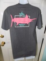 Guy Harvey S/S Pocket T-Shirt Charcoal Heather Size S Men's EUC - $19.80