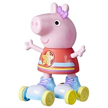 Peppa Pig Roller Disco Peppa Roller Skating Doll, Pull-and-Go Action, 11 Inch Fi - £27.17 GBP