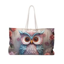 Personalised/Non-Personalised Weekender Bag, Owl, Large Weekender Bag, awd-468 - £39.40 GBP