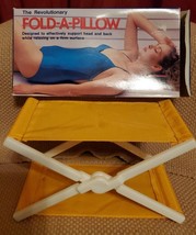Vintage Retro 80’s Fold-A-Pillow NIB Compact Summer Travel Beach Pool - $18.69