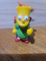 Vintage 1990 The Simpsons 3&quot; Bart Simpson Figure Camping Mc Donalds Toy Tcffc - £10.04 GBP