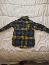Boys Cat &amp; Jack Medium Flannel Shirt - £10.17 GBP