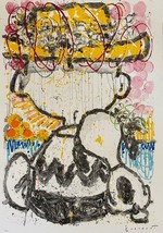 Tom Everhart -mon Ami- Handsigniert Limited Edition Lithographie Peanuts Snoopy - £2,132.33 GBP