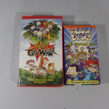 2 Rugrats VHS Go Wild All Growed Up Nickelodeon Cartoon Vintage - £10.40 GBP