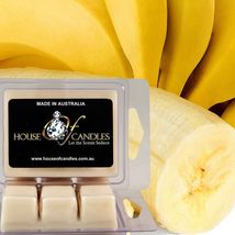 Fresh Bananas Eco Soy Candle Wax Melts Clam Packs Hand Poured Vegan - £11.19 GBP+